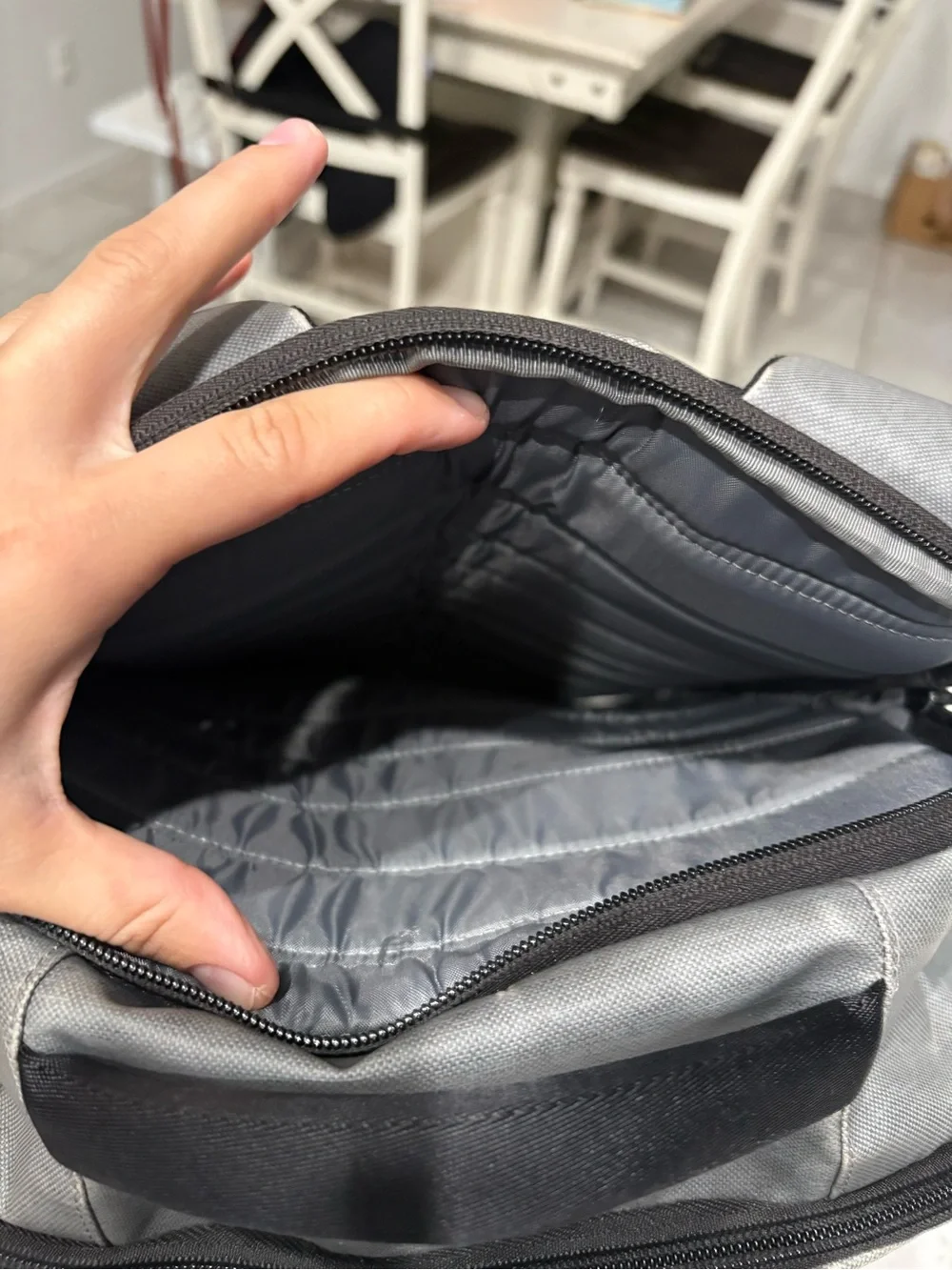 Timbuk2 Gray Backpack with Black Accents